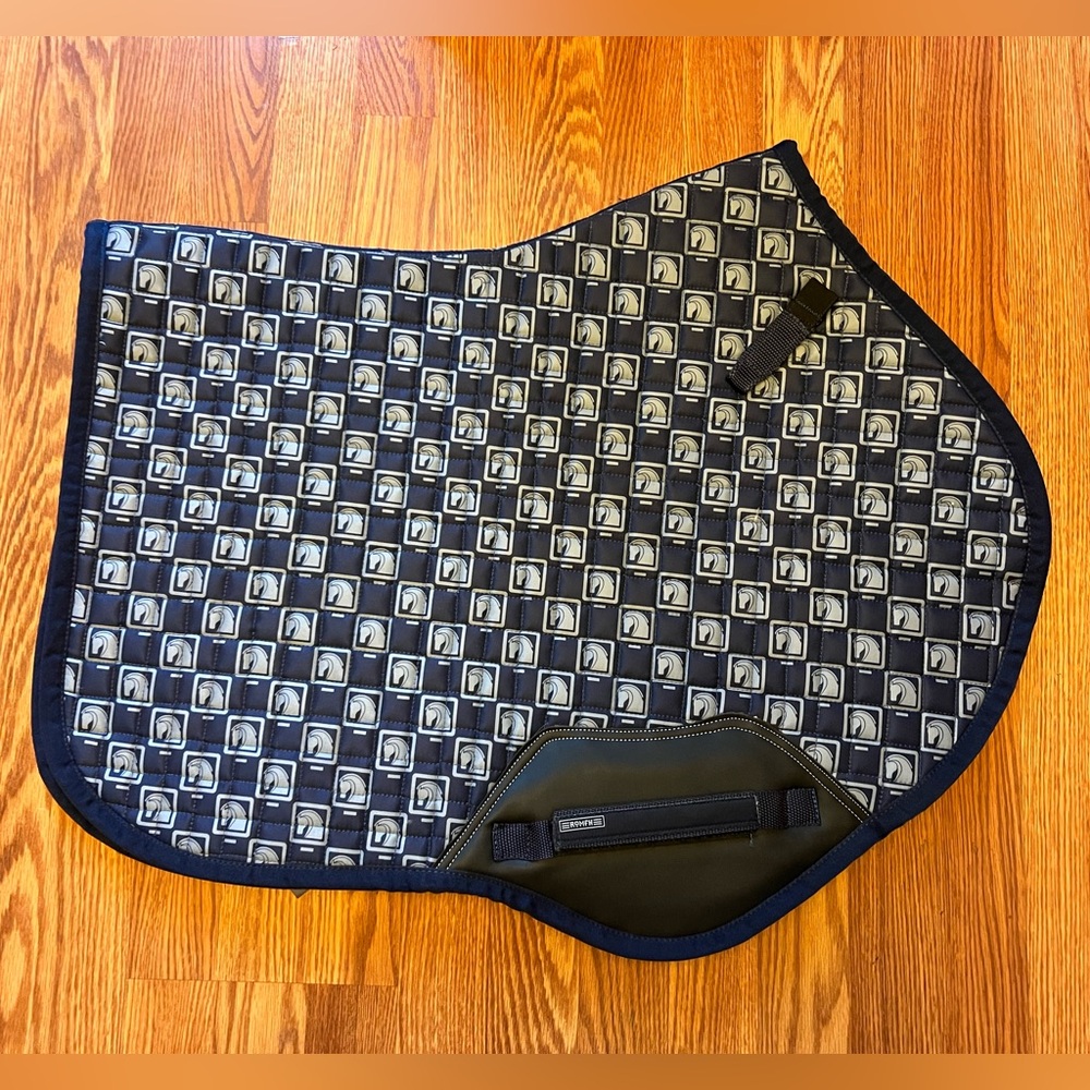 ROMFH logo jumping saddle pad